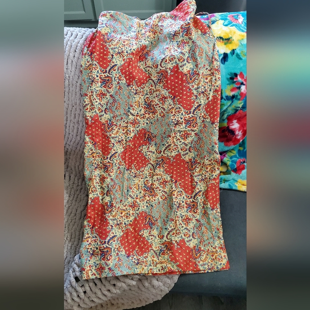 Floral Patchwork Skirt